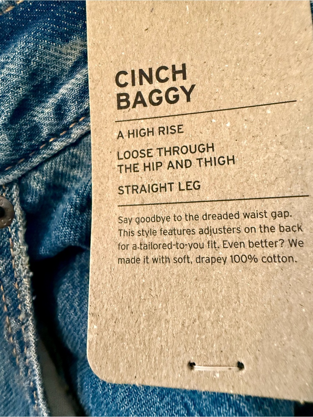 Levi's High-Rise Cinch Baggy Women's Jeans - Picture 2 of 5